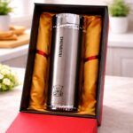 Bouteille Isotherme Premium – Acier Inoxydable, Coffret Cadeau Luxe