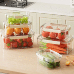 Boîtes de Rangement Alimentaire Empilables – Hermétiques, Transparentes & Optimisation Frigo – Image 2