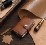 portefeuille rfid en cuir pour homme – design élégant et sécurité maximale