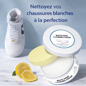 pâte nettoyante chaussures blanches – nettoyage sans eau, détachant rapide