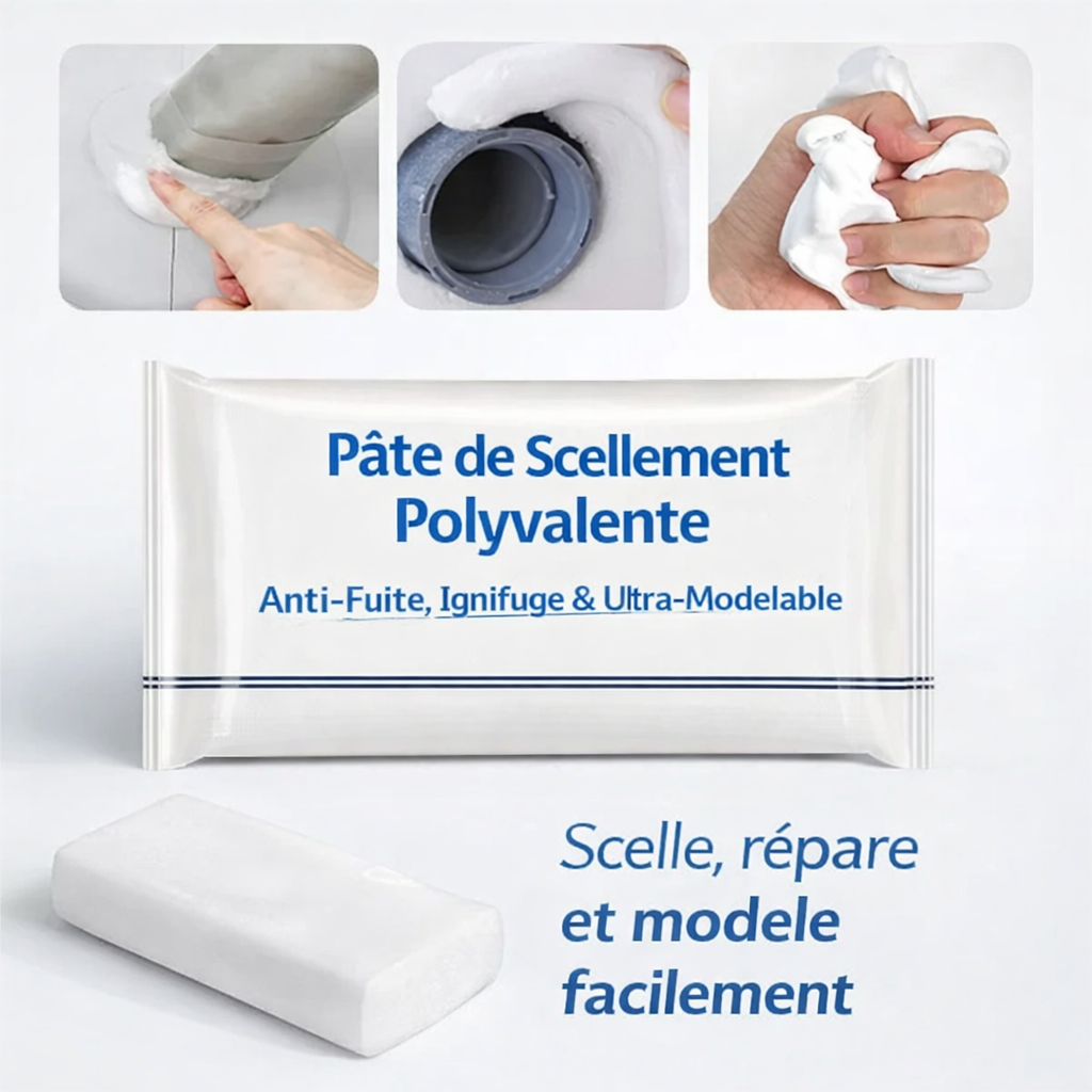 pâte de scellement polyvalente – anti fuite, ignifuge & ultra modelable