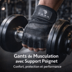gants de musculation avec support poignet – cuir renforcé, respirants & ajustables fafa sport