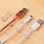 Lot de 20 Supports Clips Transparente pour Câbles –  Autocollants, Organisation & Gestion des Fils – Image 7