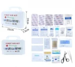 Trousse de Premiers Secours "The Bodyguard" – Kit Complet 160 Pièces, 25 Personnes, Portable - 21x14x7.5cm – Image 3