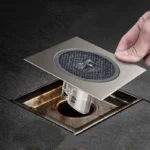 Siphon de Sol Anti-Odeur & Anti-Insectes – Filtrage Cheveux, Acier Inoxydable, Rénovation Facile – Image 3