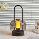 Lampe de Table Portable LED – Design Minimaliste, Rechargeable USB, Lumière Anti-Scintillement