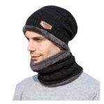 Ensemble Bonnet + Cache-Cou en Tricot Doublé Polaire – Ultra-Chaud & Confort Absolu – Image 2