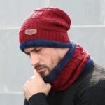 Ensemble Bonnet + Cache-Cou en Tricot Doublé Polaire – Ultra-Chaud & Confort Absolu – Image 4