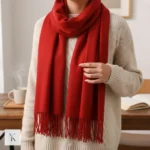 🧣 Écharpe Rouge – Inspirée de Mikasa (SNK) | Chaude, Douce & Iconique