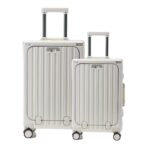 Valise de Voyage Rigide – Haute Résistance, Sécurité Avancée & Roues 360° (20" ou 24") | Blanc