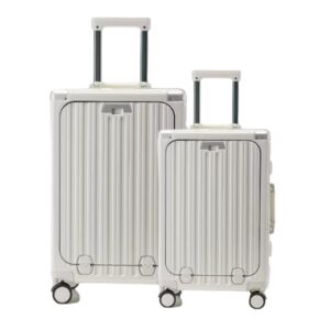 Valise de Voyage Rigide – Haute Résistance, Sécurité Avancée & Roues 360° (20" ou 24") | Blanc