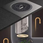 Siphon de Sol Anti-Odeur & Anti-Insectes – Filtrage Cheveux, Acier Inoxydable, Rénovation Facile – Image 6