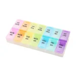 Pilulier Semainier 7 Jours – Rangement Médicaments Matin et Soir, Portable – Image 5