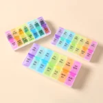 Pilulier Semainier 7 Jours – Rangement Médicaments Matin et Soir, Portable – Image 3