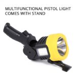 Projecteur LED Rechargeable – Lampe Torche Puissante 500W avec Powerbank, Jaune et Noir – Image 6