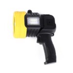 Projecteur LED Rechargeable – Lampe Torche Puissante 500W avec Powerbank, Jaune et Noir – Image 3