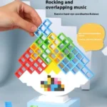 Jeu d'Équilibre Tetris Tower – Construction et Adresse, Petit Format – Image 4