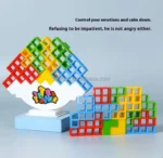 Jeu d'Équilibre Tetris Tower – Construction et Adresse, Petit Format – Image 2