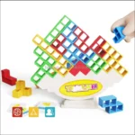Jeu d'Équilibre Tetris Tower – Construction et Adresse, Petit Format – Image 6