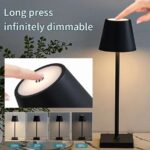 Lampe LED de Table Design – 3 Modes de Luminosité – Marron ou Blanc – Image 3