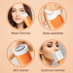 Tondeuse Électrique 4-en-1 Femme MPRO – Visage, Sourcils, Nez & Corps | Rasoir Multifonction – Image 3