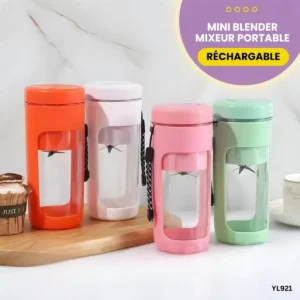 Mini Blender Portable Rechargeable USB – Mixeur Smoothie Nomade