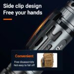 Lampe Torche Tactique LED YEMAO Rechargeable USB-C - Ultra Puissante et Portable – Image 6