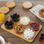 Set de 6 Pots de Conservation en Verre et Bambou avec Plateau - Rangement Cuisine & Service – Image 2