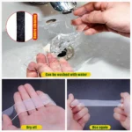 Ruban Adhésif Nano Tape Double Face - Transparent, Lavable et Réutilisable (3m x 3cm) - Fixation Ultra Forte – Image 3