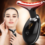 Appareil de Massage Visage et Cou – Thérapie LED, Microcourant EMS, Anti-âge & Raffermissant