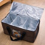 Sac Isotherme Grande Capacité 46×30×22 cm – Sac Thermique Chaud & Froid pour Courses et Transport – Image 3