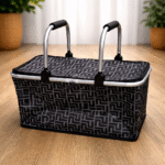 Panier de Rangement Pliable avec Poignées – Grand Format 44 x 24 x 27 cm