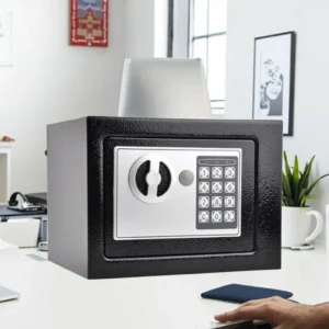 Coffre-fort Électronique Digital de Sécurité – Protection Maximale pour Maison et Bureau – Noir