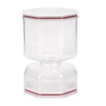 Bocal à Cornichons et Olives avec Séparateur de Jus - Boîte de Conservation Hermétique et Astucieuse - Blanc – Image 5