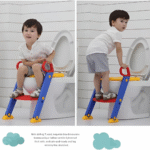 Réducteur de Toilette avec Marchepied pour Enfant - Siège d'Apprentissage Pliable, Stable et Sécurisé – Image 5
