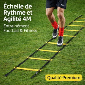 Échelle de rythme et agilité 4m – entraînement football & fitness – qualité premium