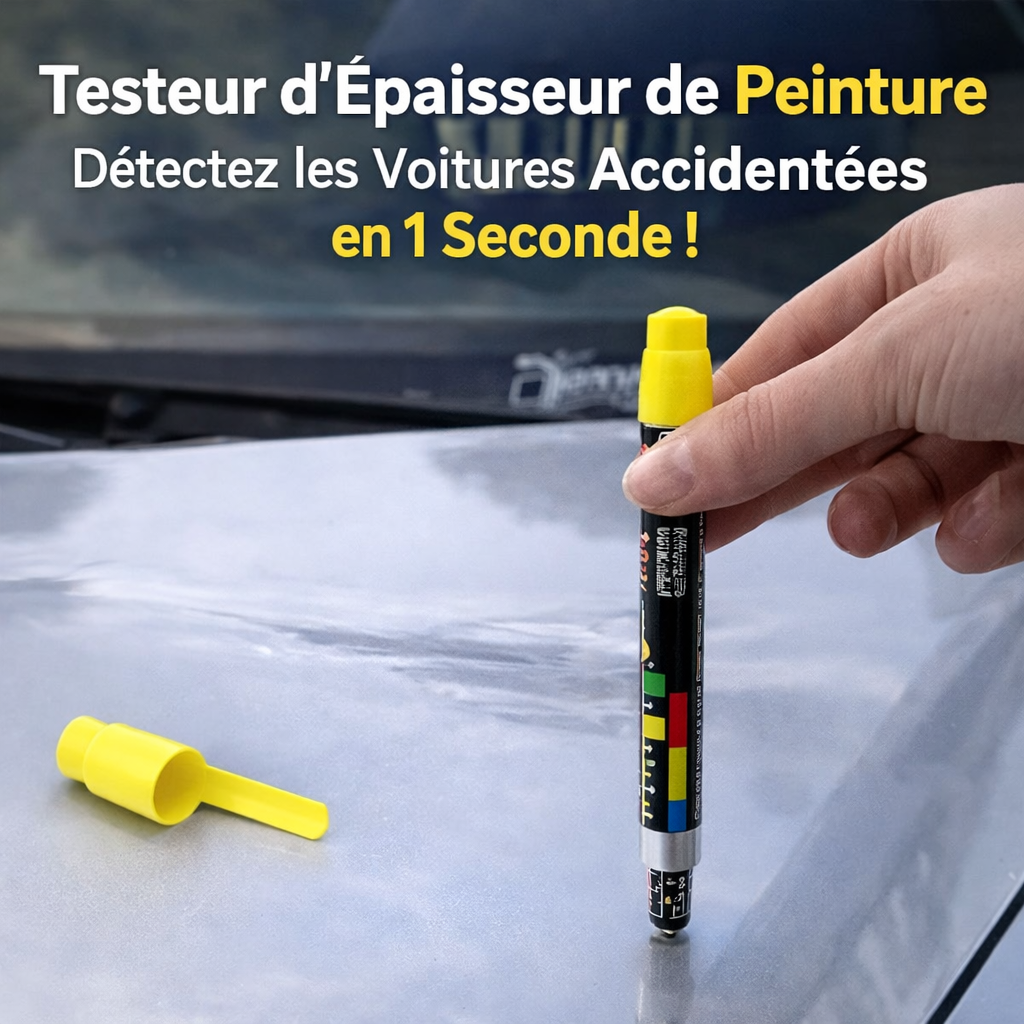 testeur d’Épaisseur de peinture – détectez les voitures accidentées en 1 seconde !
