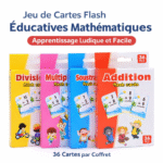 jeu de cartes flash Éducatives mathématiques 36 pièces apprentissage ludique et facile
