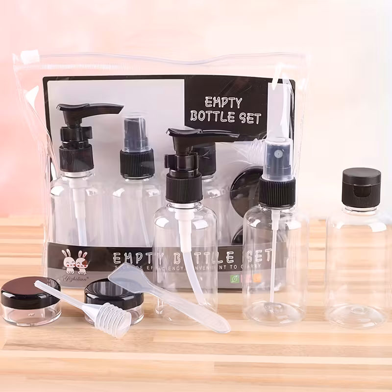 empty bottles set