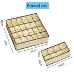 lot de 4 boites de rangement