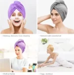 serviettes pour cheveux