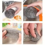 pack de 12 pcs brosse metalique vaisselle