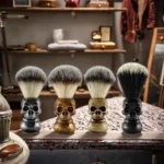 neck powder brush crane