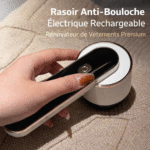 rasoir anti bouloche Électrique rechargeable rénovateur de vêtements & textiles premium