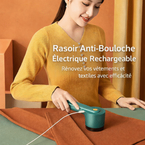 rasoir anti bouloche Électrique rechargeable rénovateur de vêtements & textiles premium