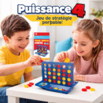 jeu de société puissance 4 mini jeu de stratégie portable pour enfants et famille