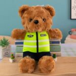 peluche ours policier