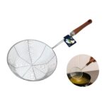 ecumoire manche en bois grande taille