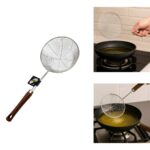 ecumoire manche en bois grande taille