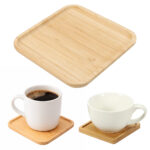 6 sous tasses en bois